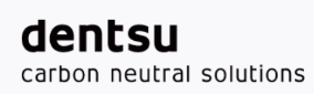 Dentsu carbonn neutral solutionsのロゴ