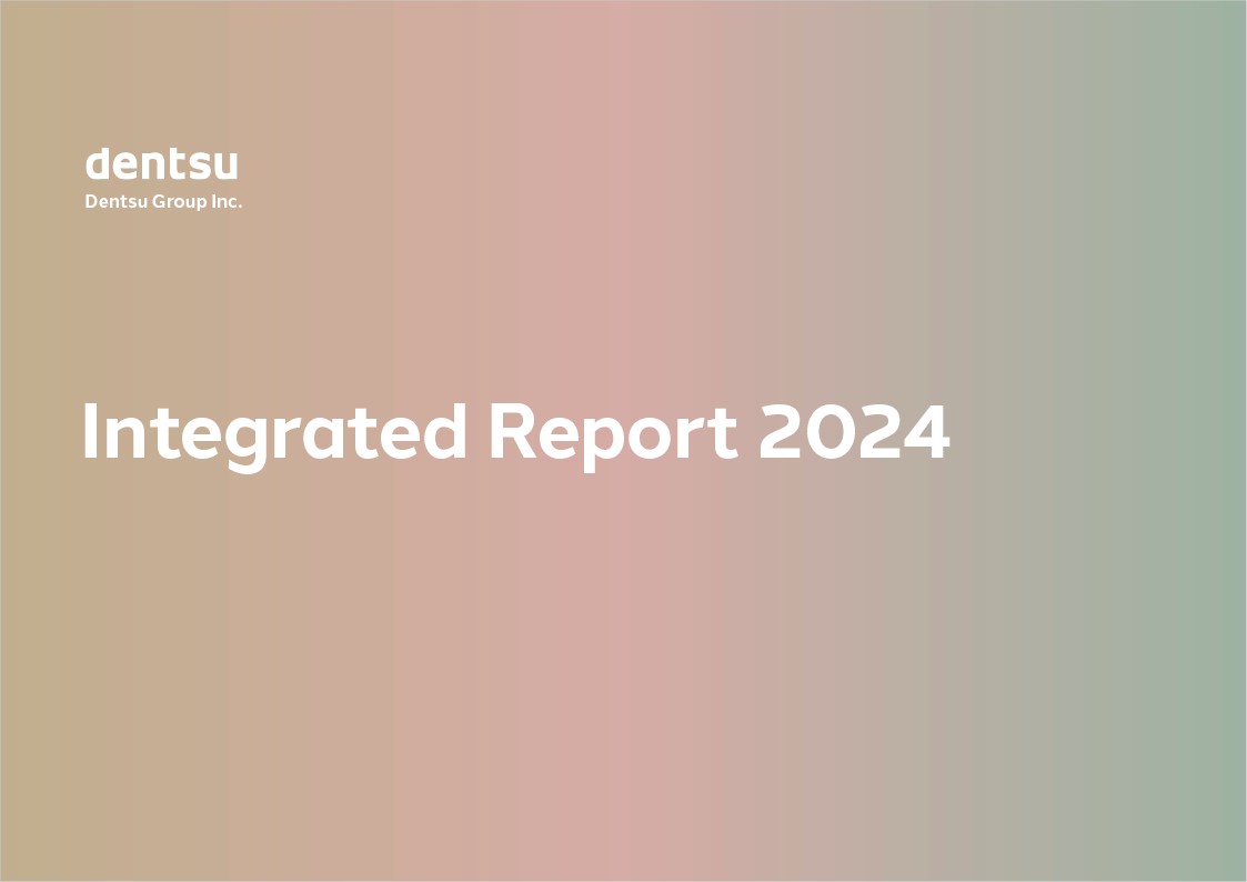 Cover Image of Dentsu Group Integrated Report 2024
